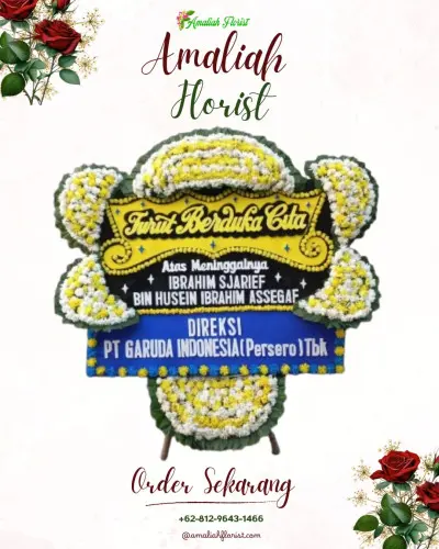 Papan Bunga Duka di Kartini